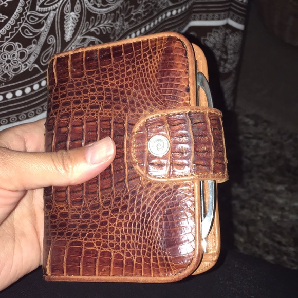 Gorgeous real crocodile “Crocodee” cognac wallet - Picture 6 of 8